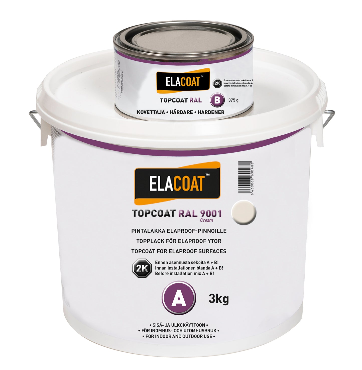 ElaCoat Topcoat RAL Versiegelung